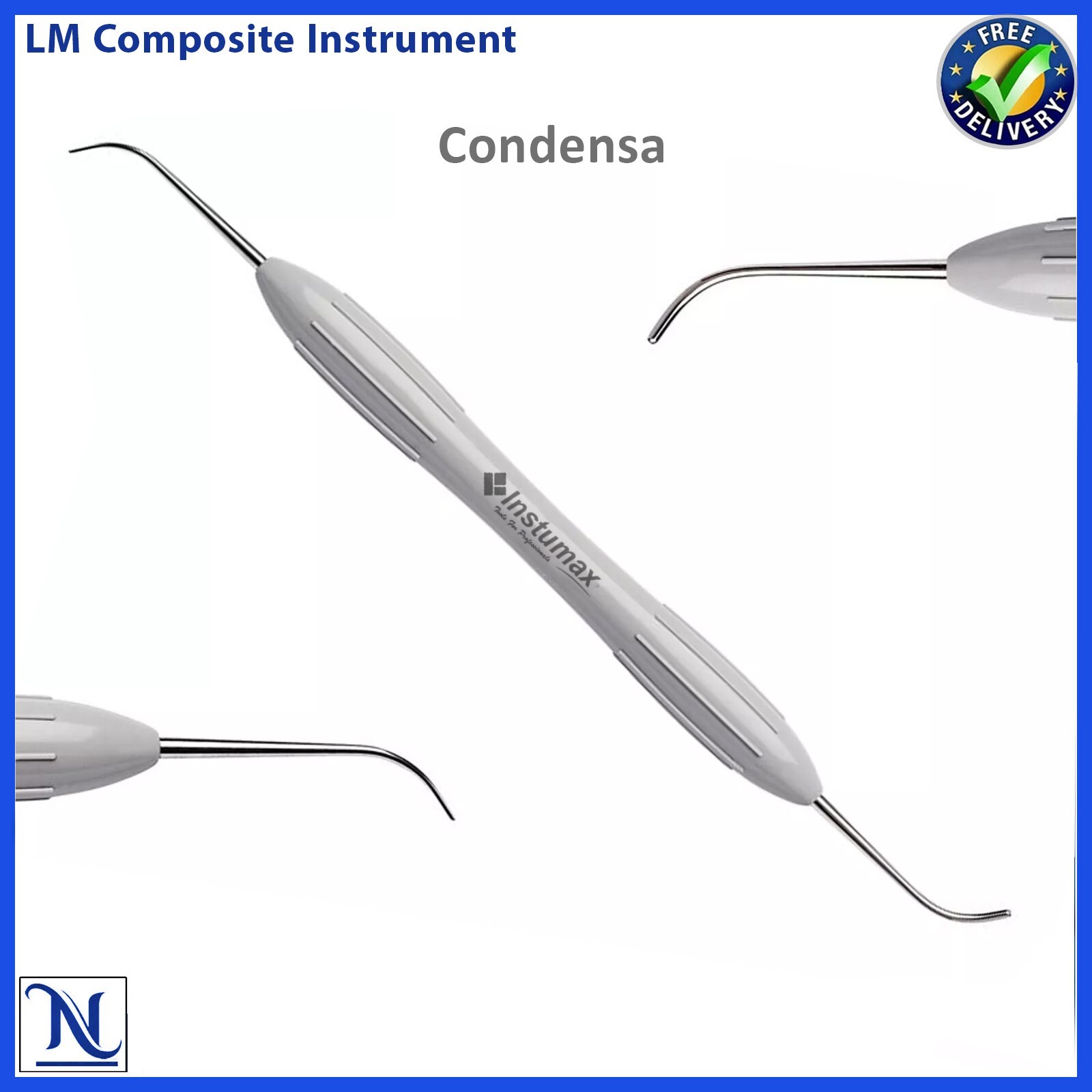 Set 6 Instrumentos de Composite Espátulas, Pluggers y Condensadores Para Dental