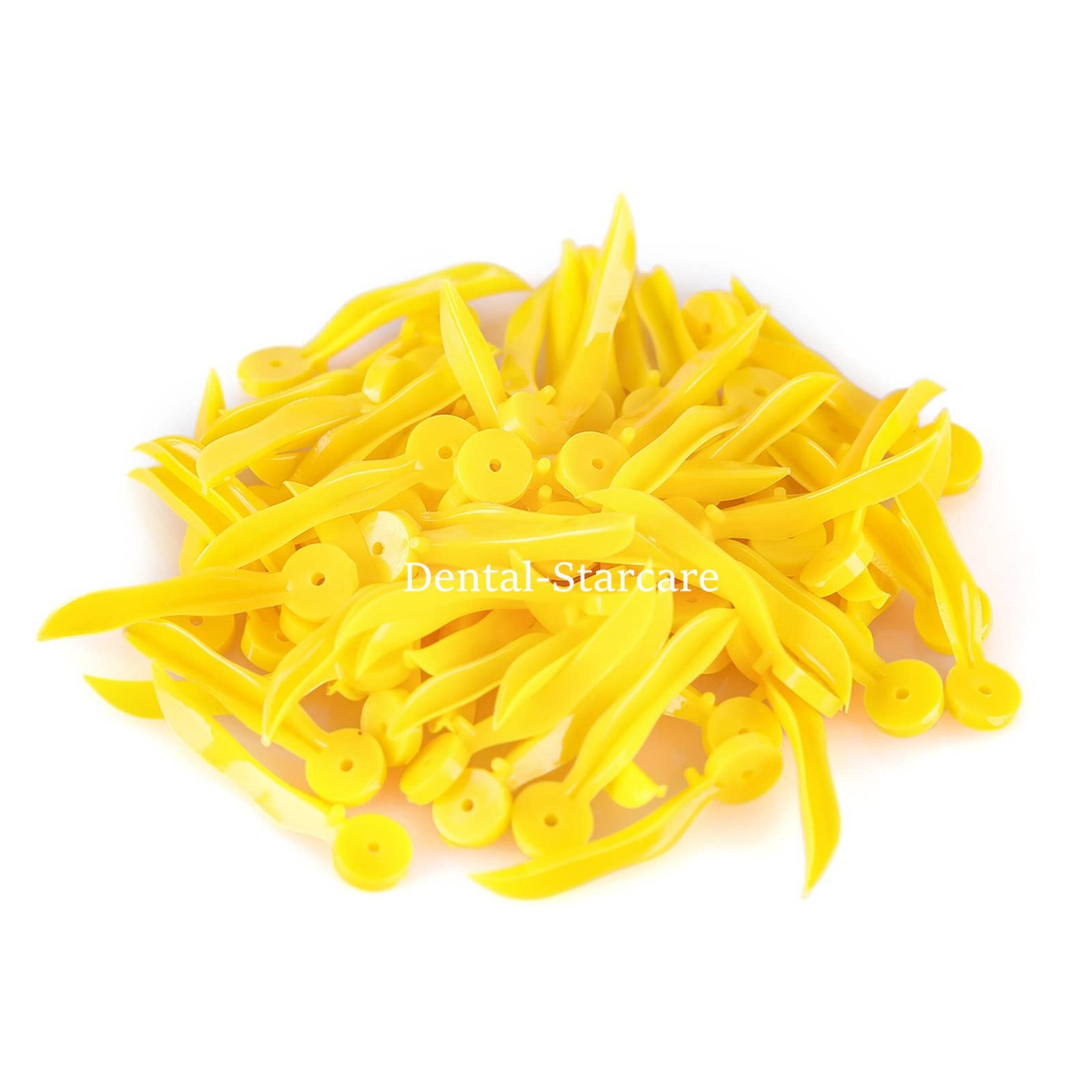 400x Dental Plastic Wedges Concave Design Arc Diastema Wedge w End Circular Hole