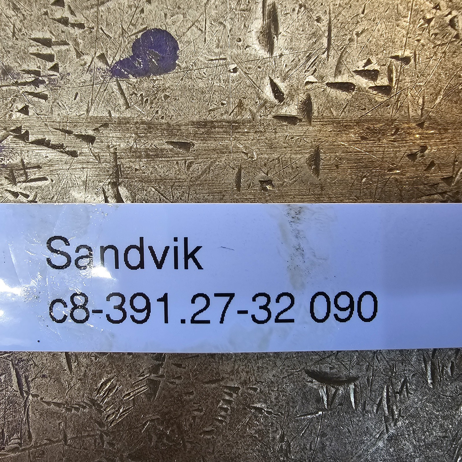 Sandvik 32mm End Mill Holder Capto C8-391.27-32 090 3.54″ / 90mm Gage Length