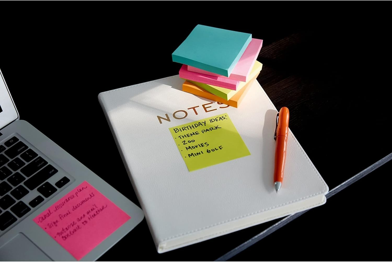Post-it Super Sticky Notes, 3 Sticky Note Pads, 3 x 3 in., School Supplies, Offi