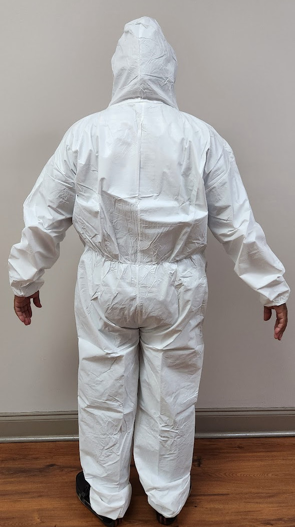 Disposable Coverall 60GSM Painter Bunny Suit White 2XL Non Medical | CASE of 50