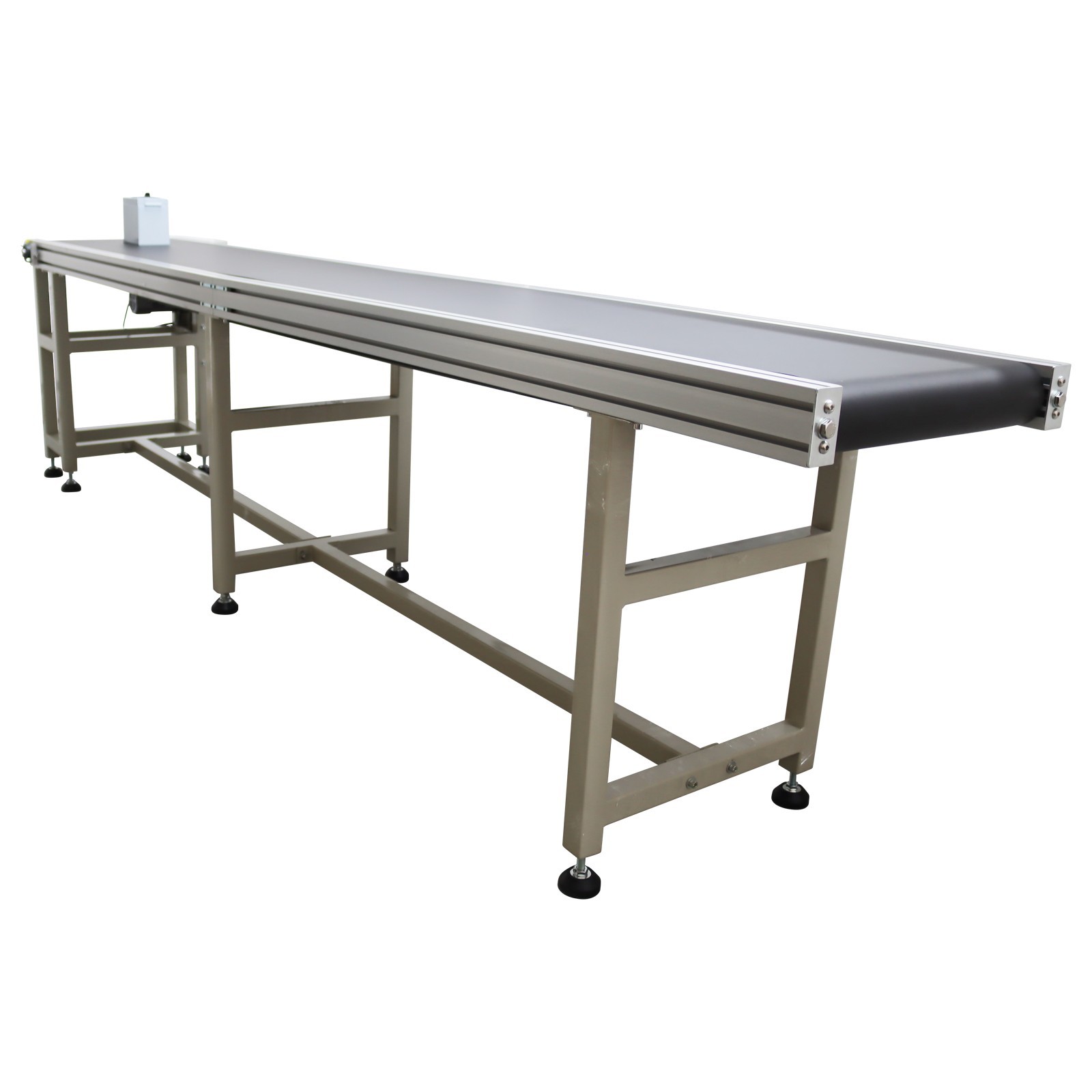 Open Box Length 118in PVC Flat Belt Conveyor Width 11.8in Adjustable Speed 120W