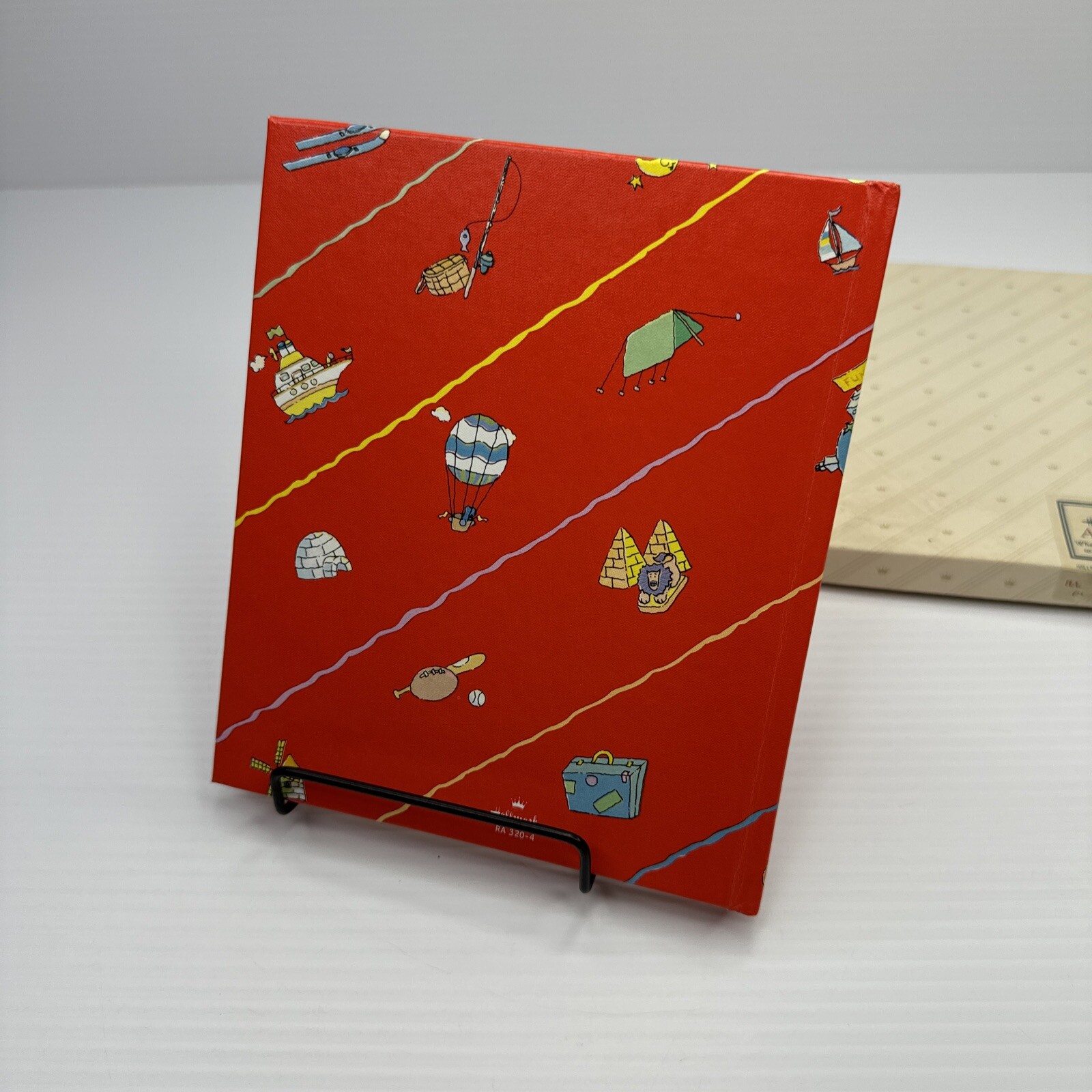 Great Escapes Travel Journal 1984 Vintage Hallmark with Box Red Travel Journal