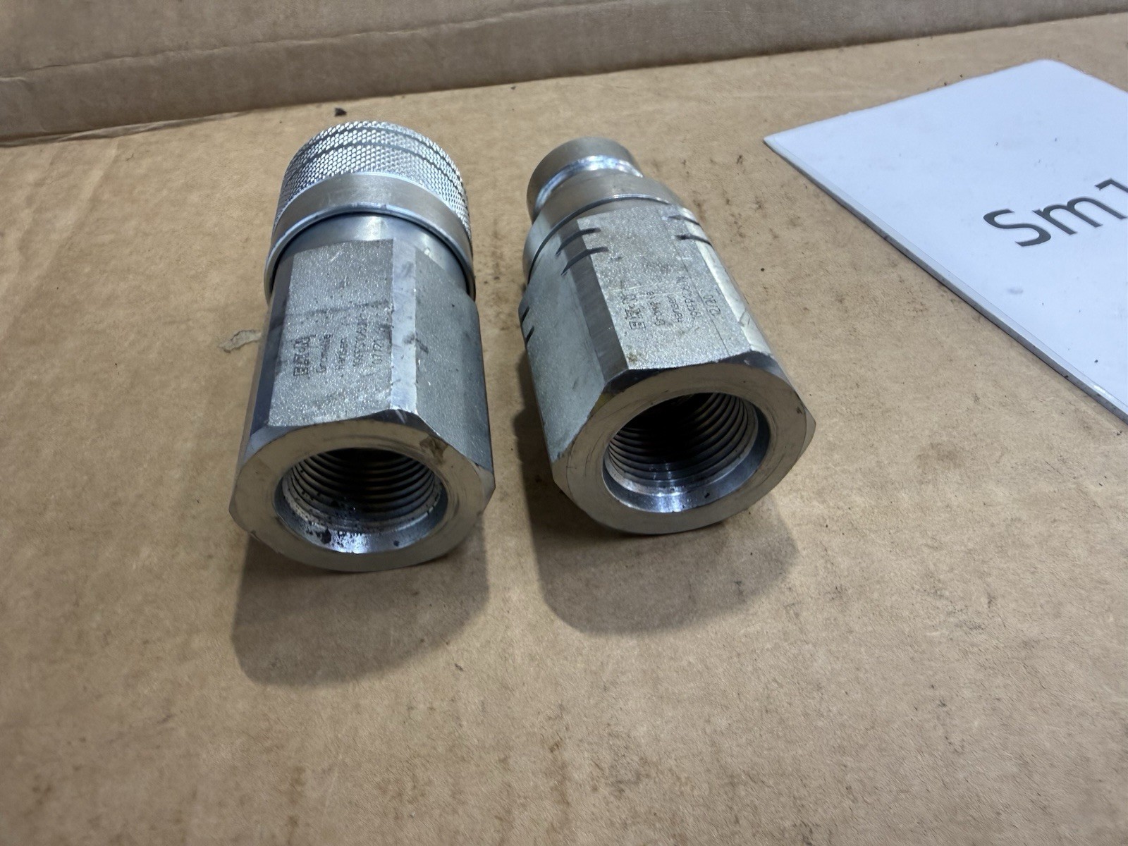 Eaton 19FFS106UN 19FFP106UN Hydraulic Quick Connect Coupling Male And Female Set