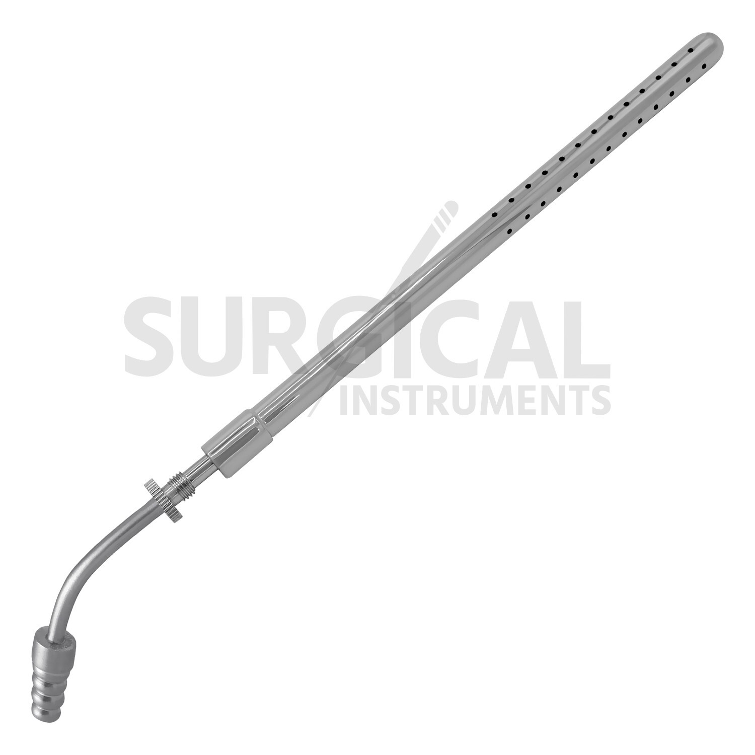 POOLE Suction Tube 30 French Curved Surgical Medical Instruments