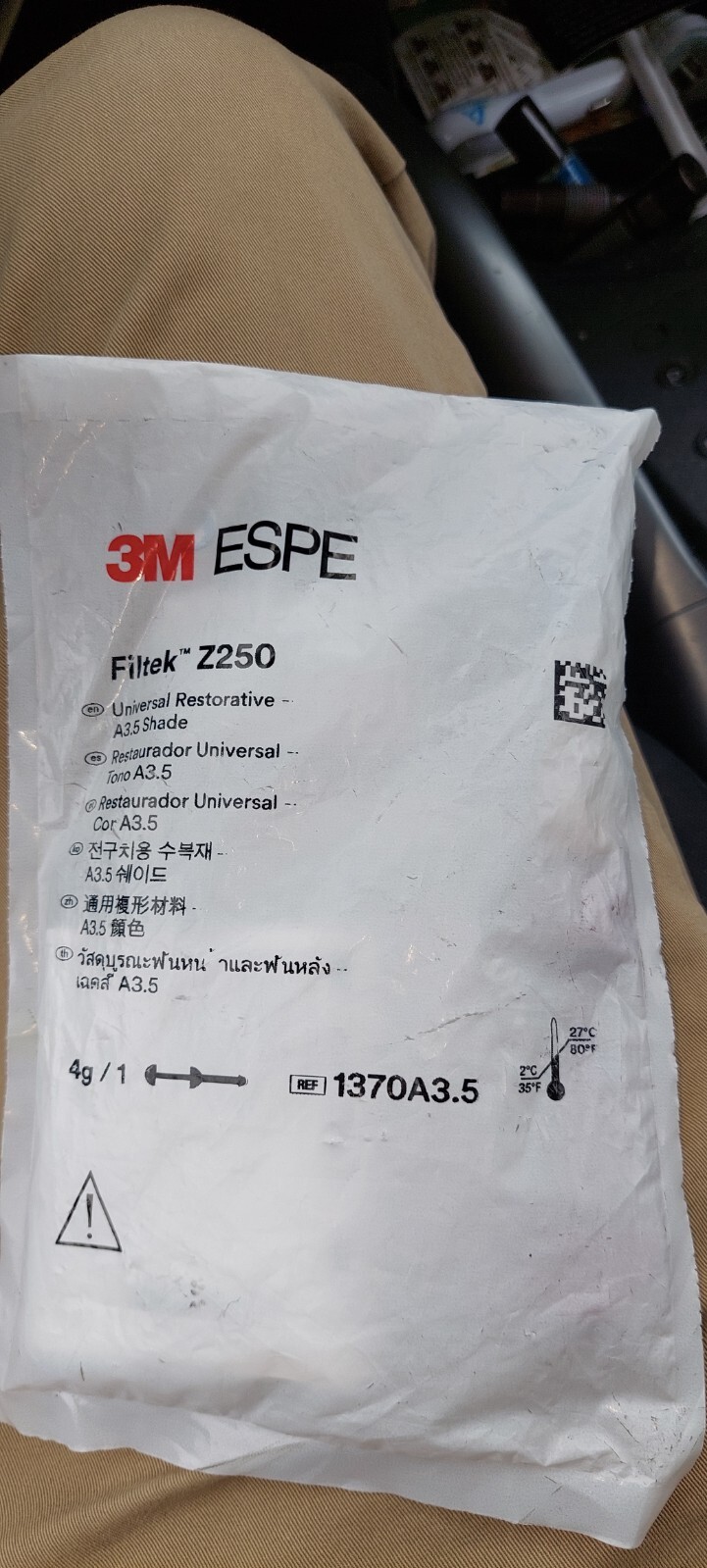 Exp 2027-03-16 3M Filtek Z250 137A3.5 Composite Syringe