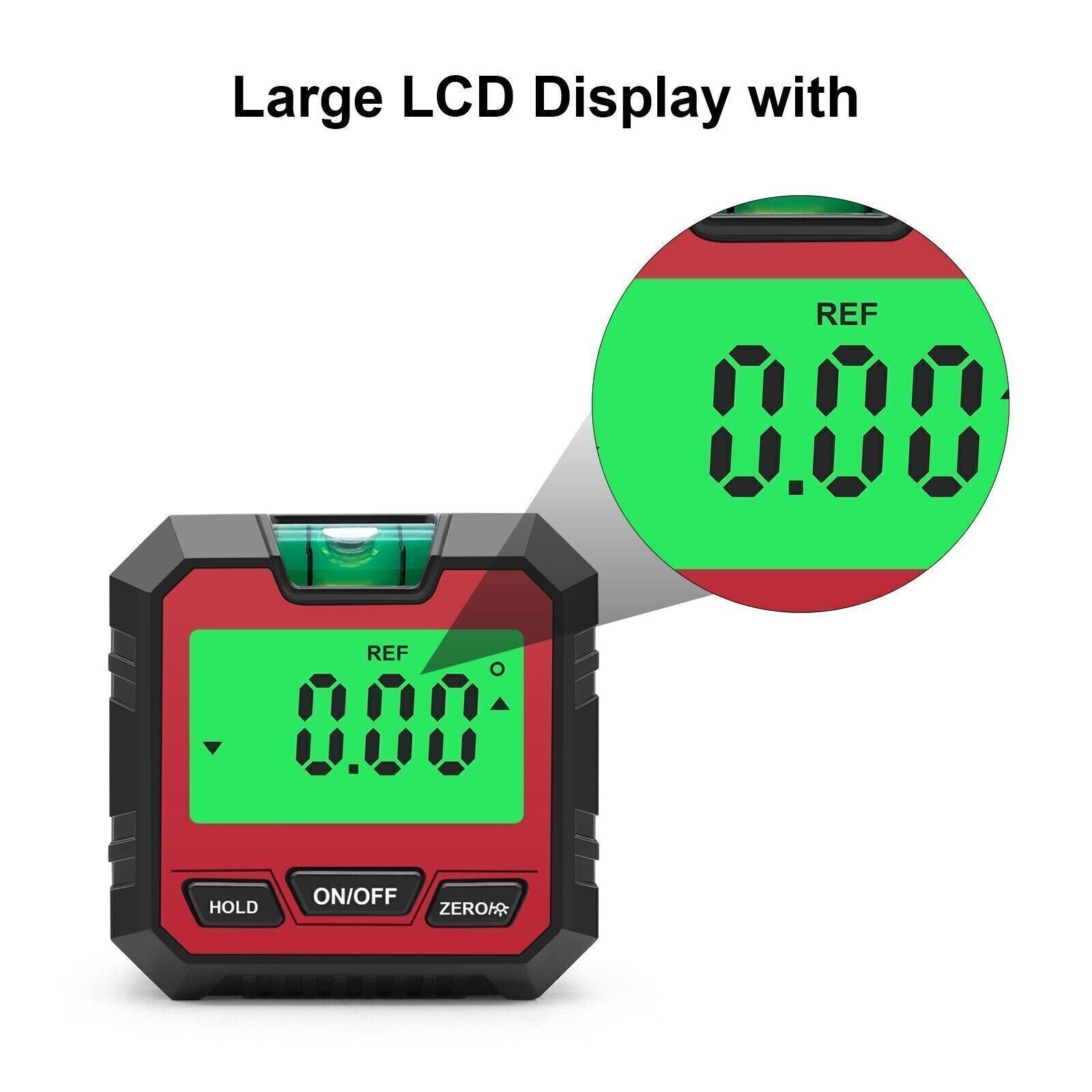 Magnetic Digital Level Box LCD Angle Finder Protractor Inclinometer Bevel Gaug8k