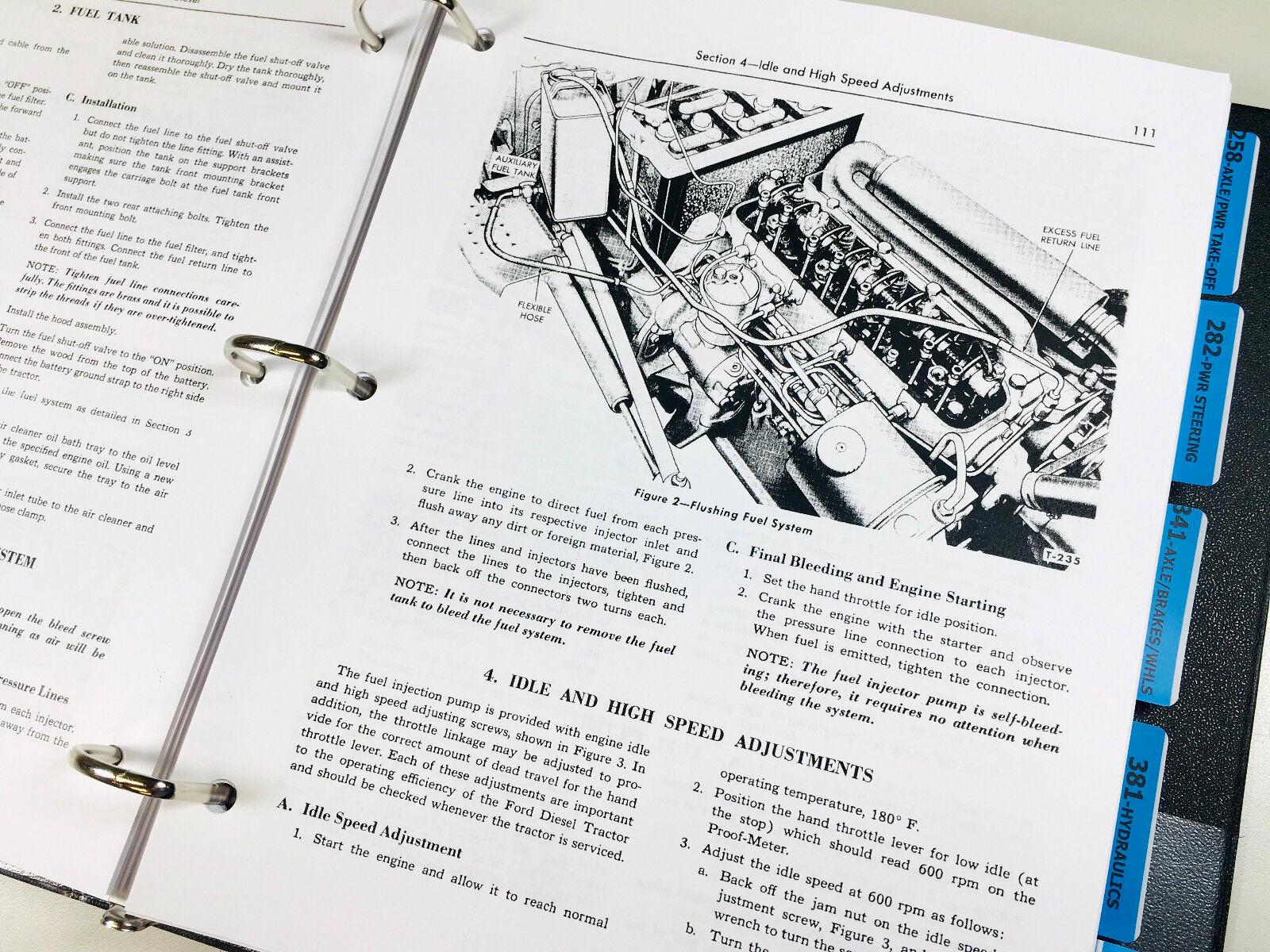 Ford 2000 4000 Early 4Cyl Tractor Service Repair Manual Shop 1962 1963 1964 1965