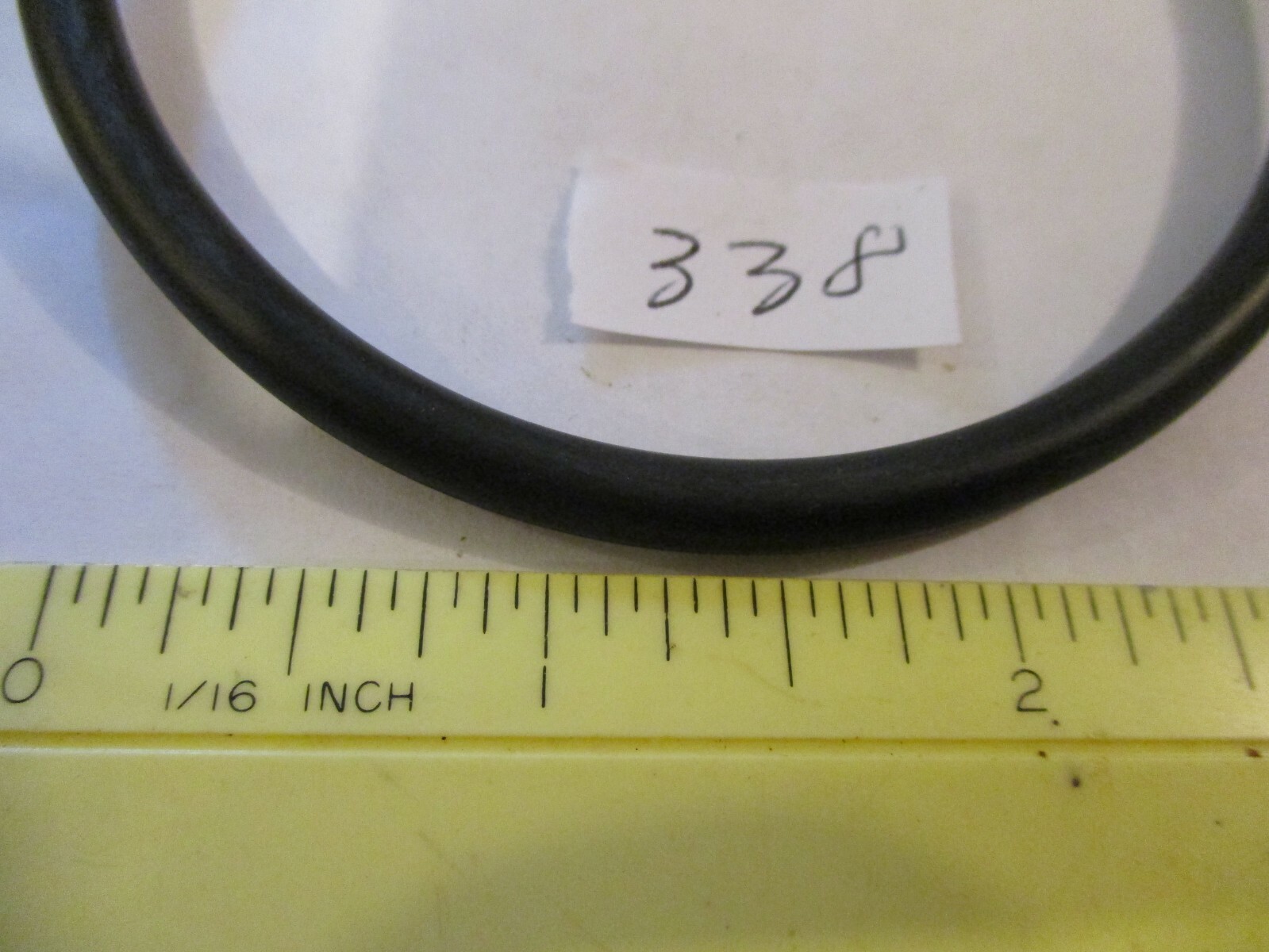 338 O-ring 3-1/8″ ID x 3-1/2″ OD x 3/16″ thick. Buna-70. Quan 2
