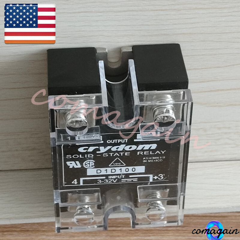 For Crydom D1D100 Solid State Relay 100VDC/100A IP00 SPST D1D100 3-32VDC