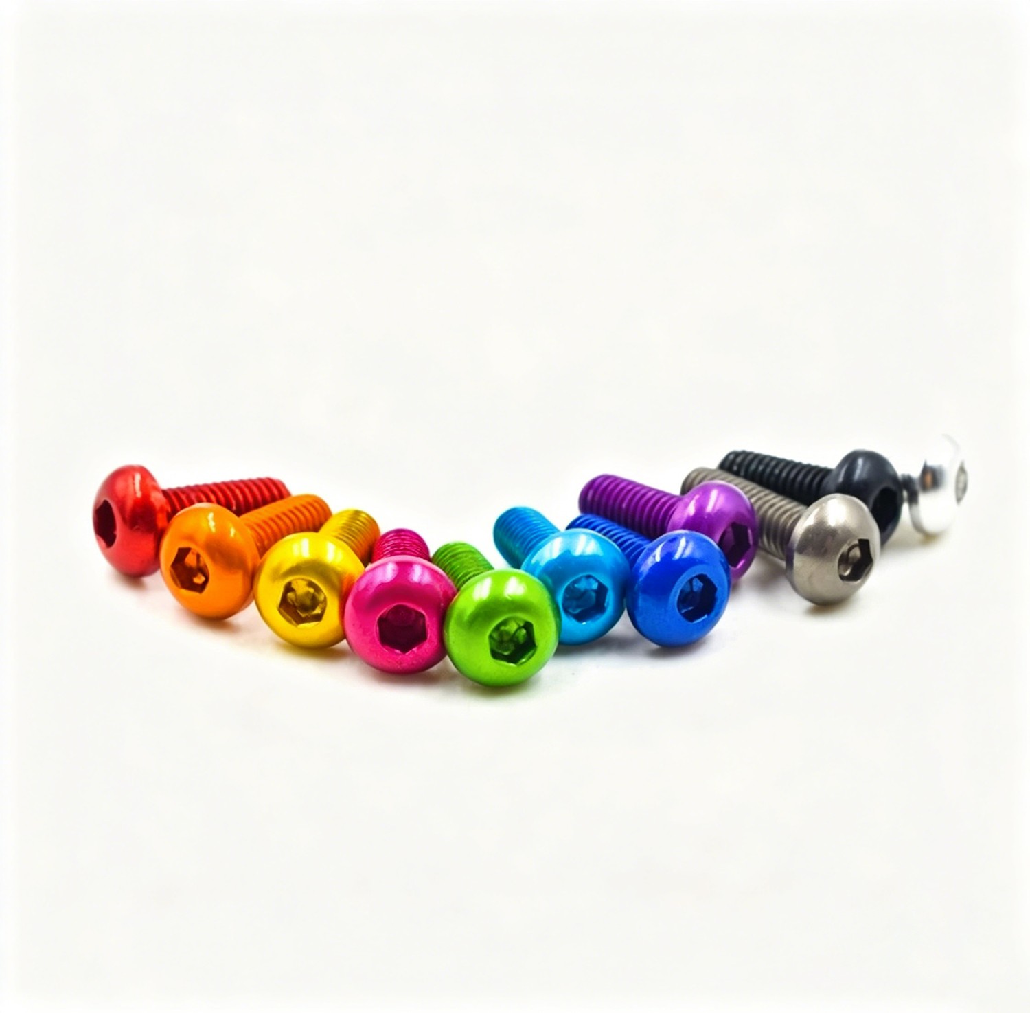 M3 M3.5 M4x6mm-30mm Button Head Socket Cap Screws Fixing Bolt Rounded Head Screw