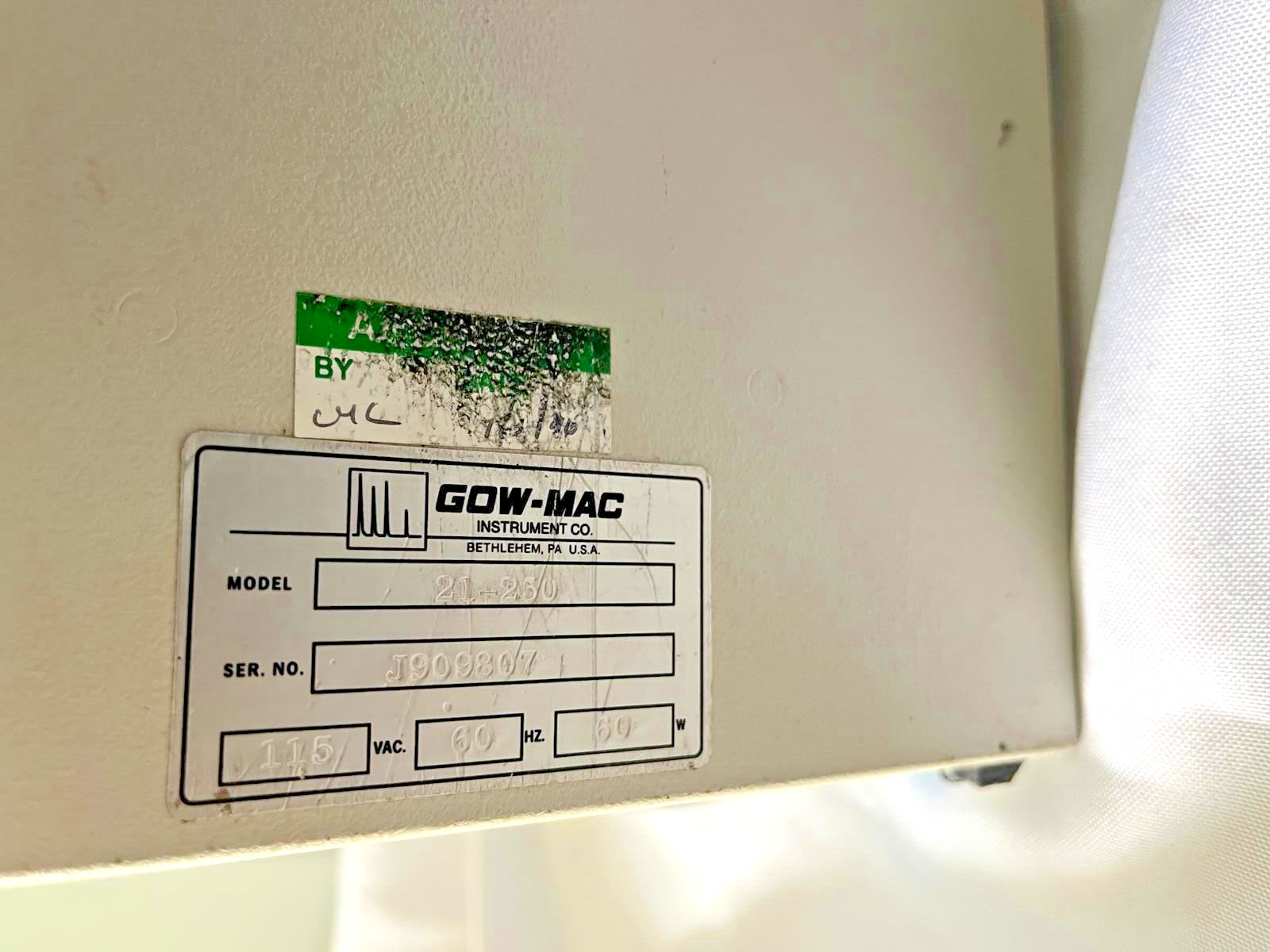 GOW-MAC Instrument Co. – Gas Leak Detector Model 21-250 – USA
