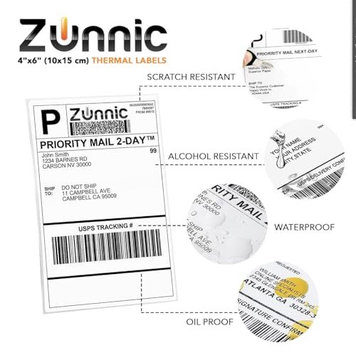 Thermal Shipping Labels 4×6 Thermal Labels 4×6 4 X 6 Thermal Labels 4×6 Shipp…