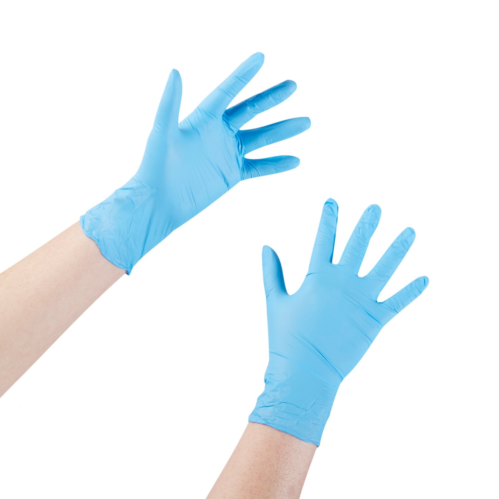 McKesson Confiderm 3.8 Nitrile Exam Glove Standard Cuff Length SMALL 100 per Box