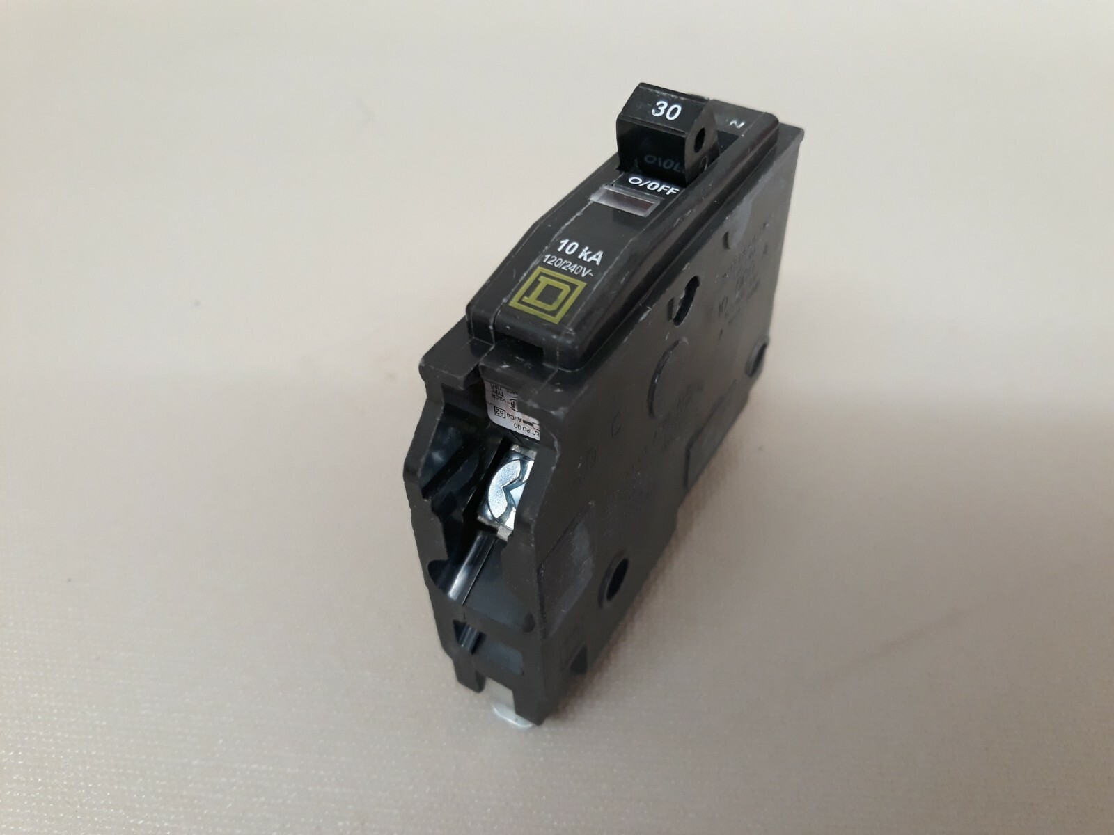 Square D 30 Amp Single Pole QO130 Breaker Type QO