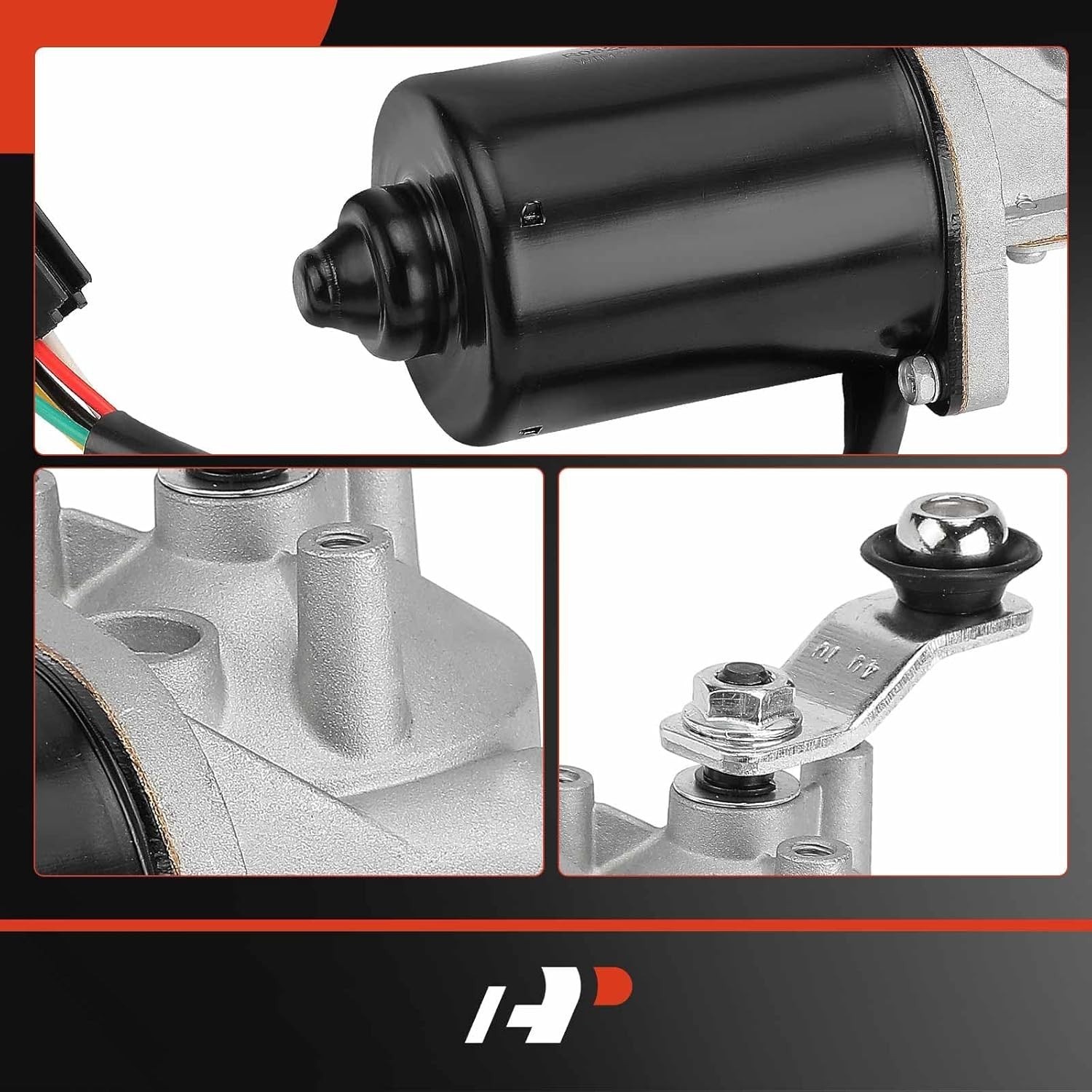 Front Windshield Wiper Motor Without Washer Pump Compatible with Sport Util