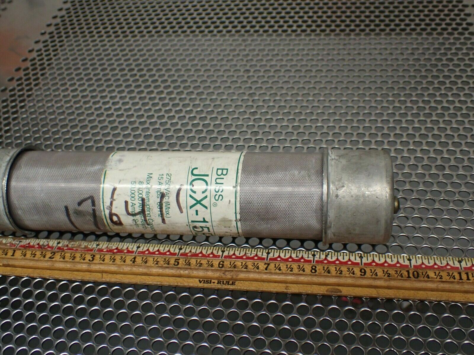 Buss JCX-15E Fuse 2750VAC (Max) 15A 60Hz Used With Warranty See All Pictures