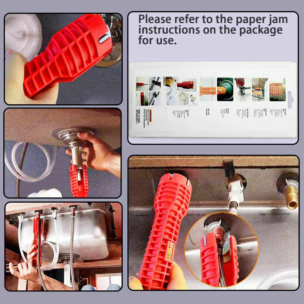 New 8in1 Faucet and Sink Installer Multi Tool Plumbing Repair Removal Tool US
