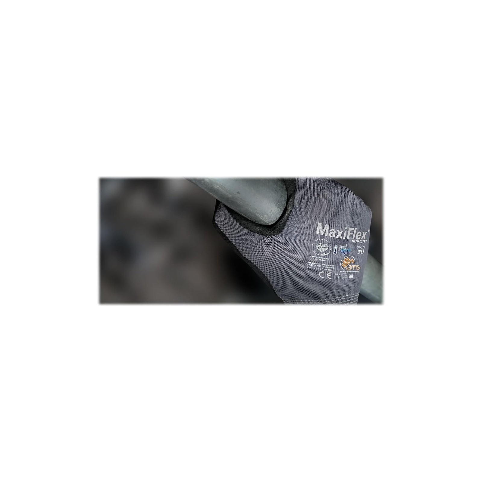 MaxiFlex 34-874 Seamless Knit Nylon Glove with Nitrile Coated M… FAST USA SHIP