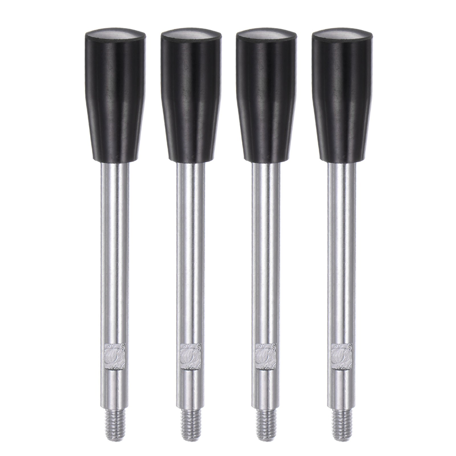 4pcs M6 Crank Handle Grip Lathe Machine Revolving Clamping Handles 115mm Length