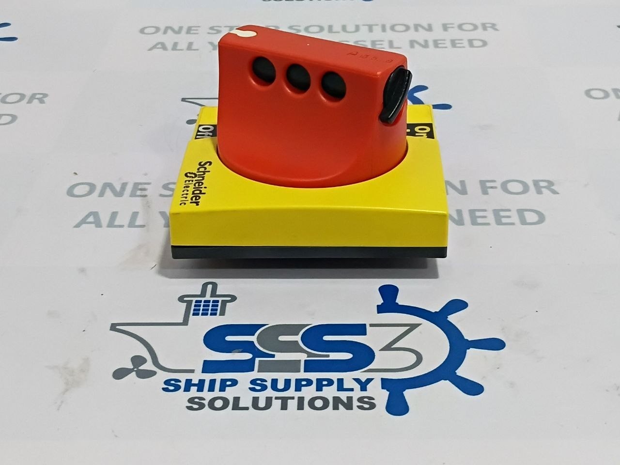 Schneider Electric LV429340 Extended Red-Yellow Rotary Handle (Unused New)