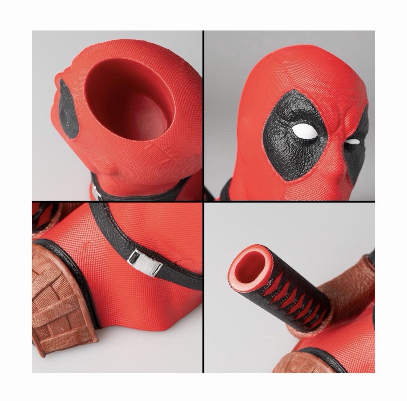 Marvel Deadpool 3D Pen Holder Pen Pot Pencil Pot Holder Desk Organiser – New
