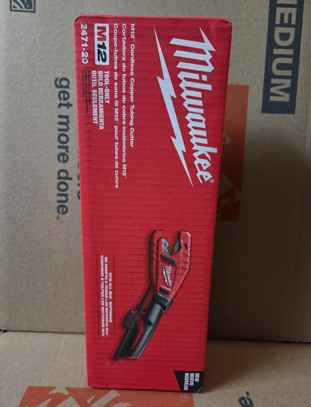 Milwaukee M12 Cordless Copper Tubing Cutter 1/2 in to 1-1/8 in 2471-20