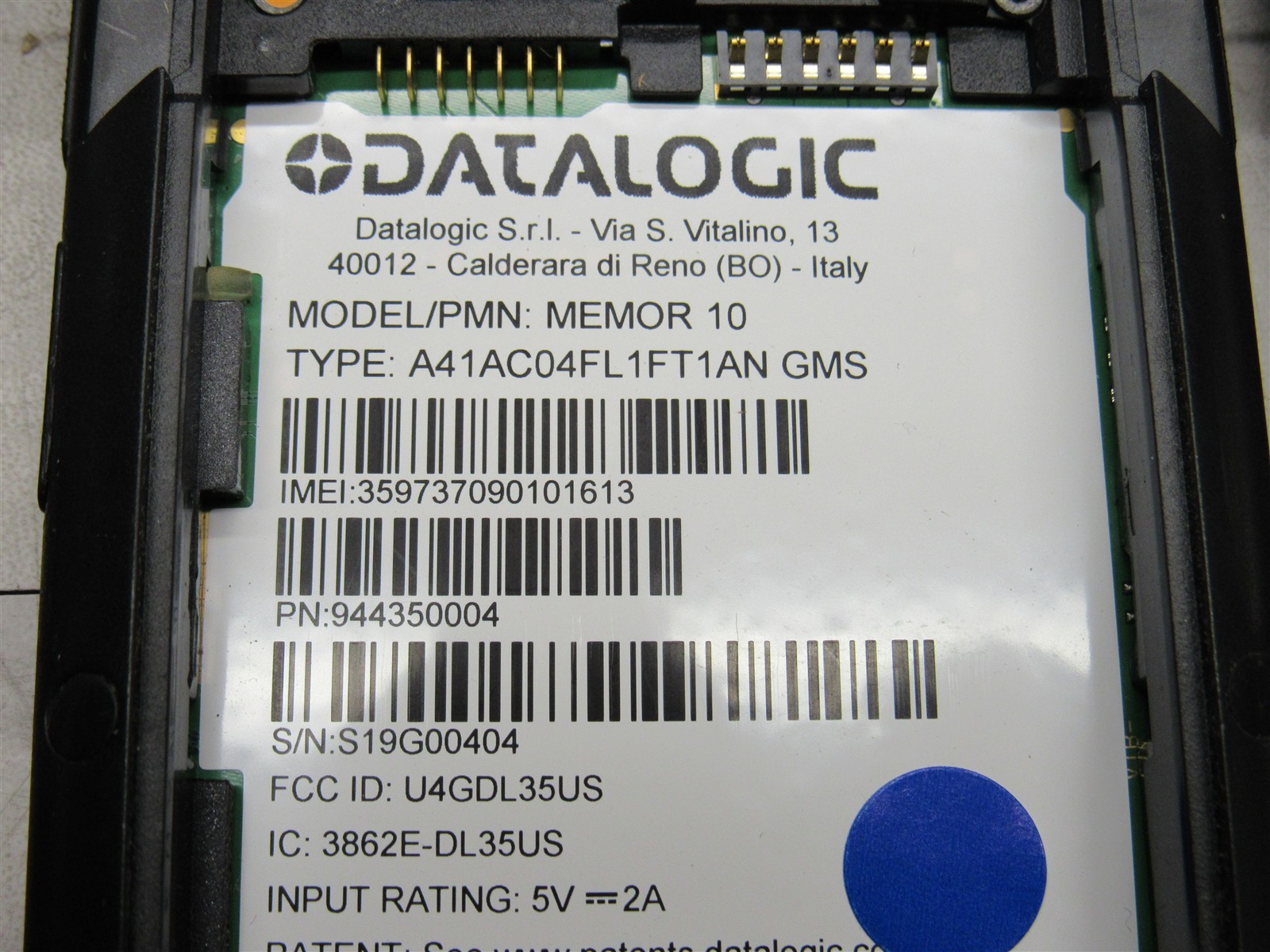 3 LOT Datalogic Memor 10 Mobile Computer 944350004 Android 9 with Battery + Dock