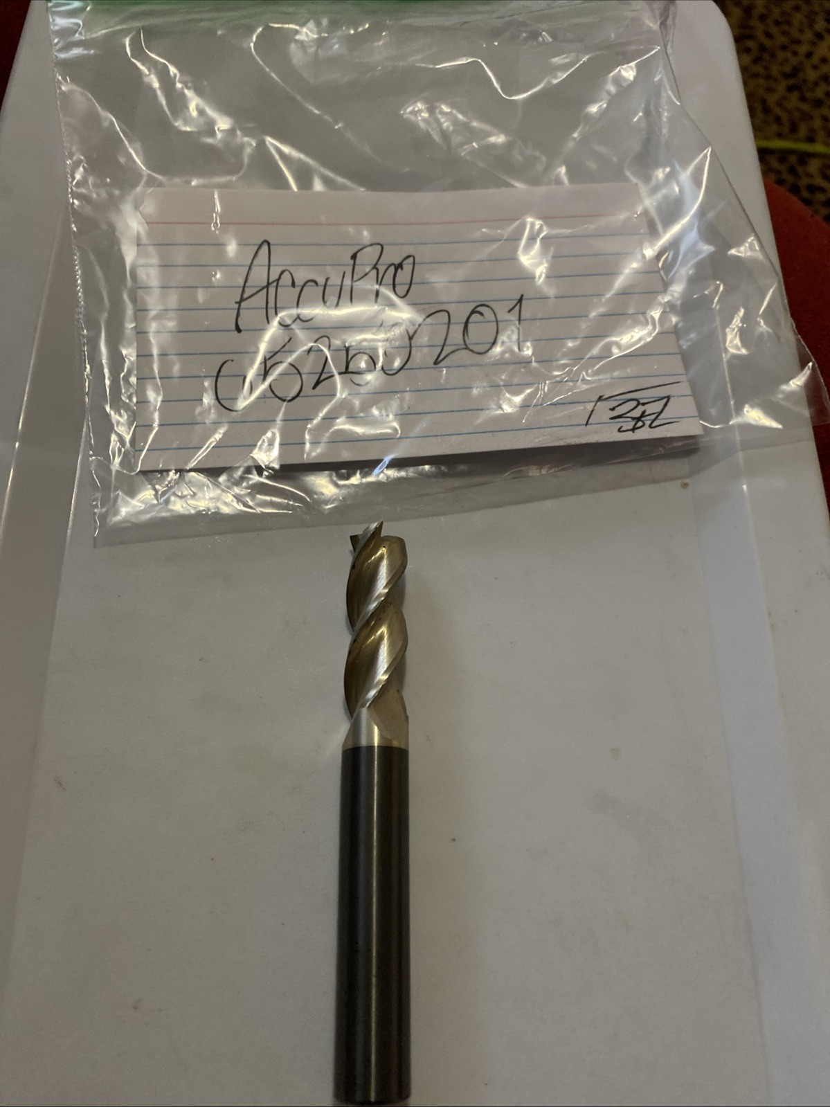 ACCUPRO 1/2X1/2X1-1/2X4 SQUARE END MILL SINGLE END 65250201 3FL ZRN COATED (I33)