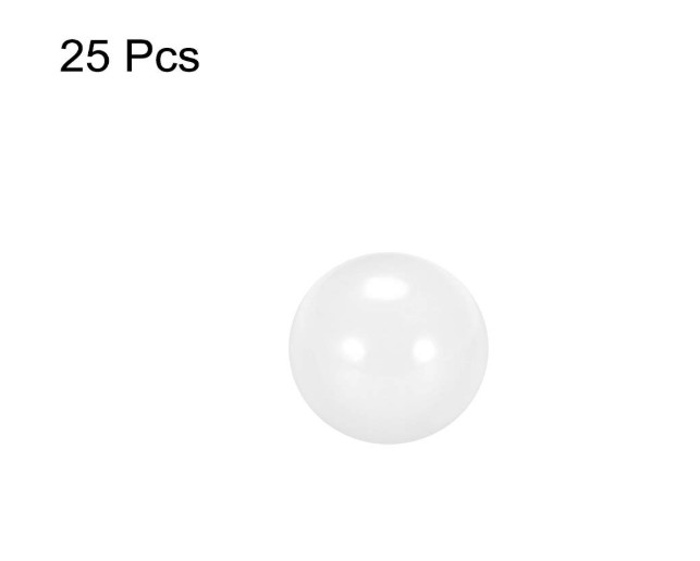uxcell 3mm Ceramic Bearing Balls, ZrO2 Zirconium Oxide Ball G5 Precision 25pcs