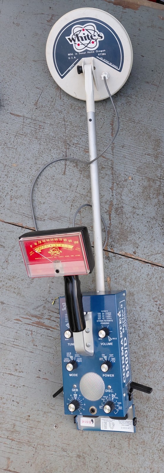 Whites COINMASTER 5500/D Series 3 Metal detector, near mint.