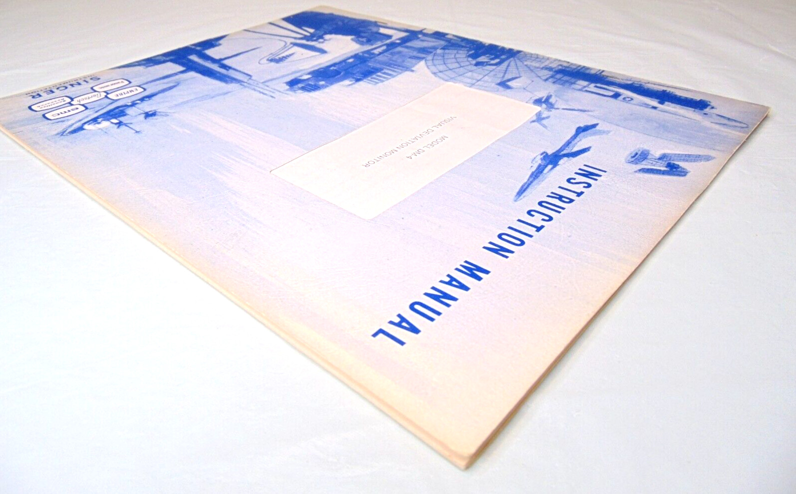 Singer Model DM-4 Visual Deviation Monitor Instruction Manual 16pgs w/Foldout #2