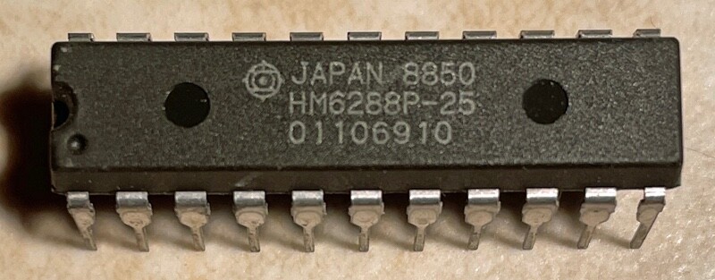 Hitachi HM6288P-25 6168 16K x 4 High Speed CMOS Static RAM – NOS