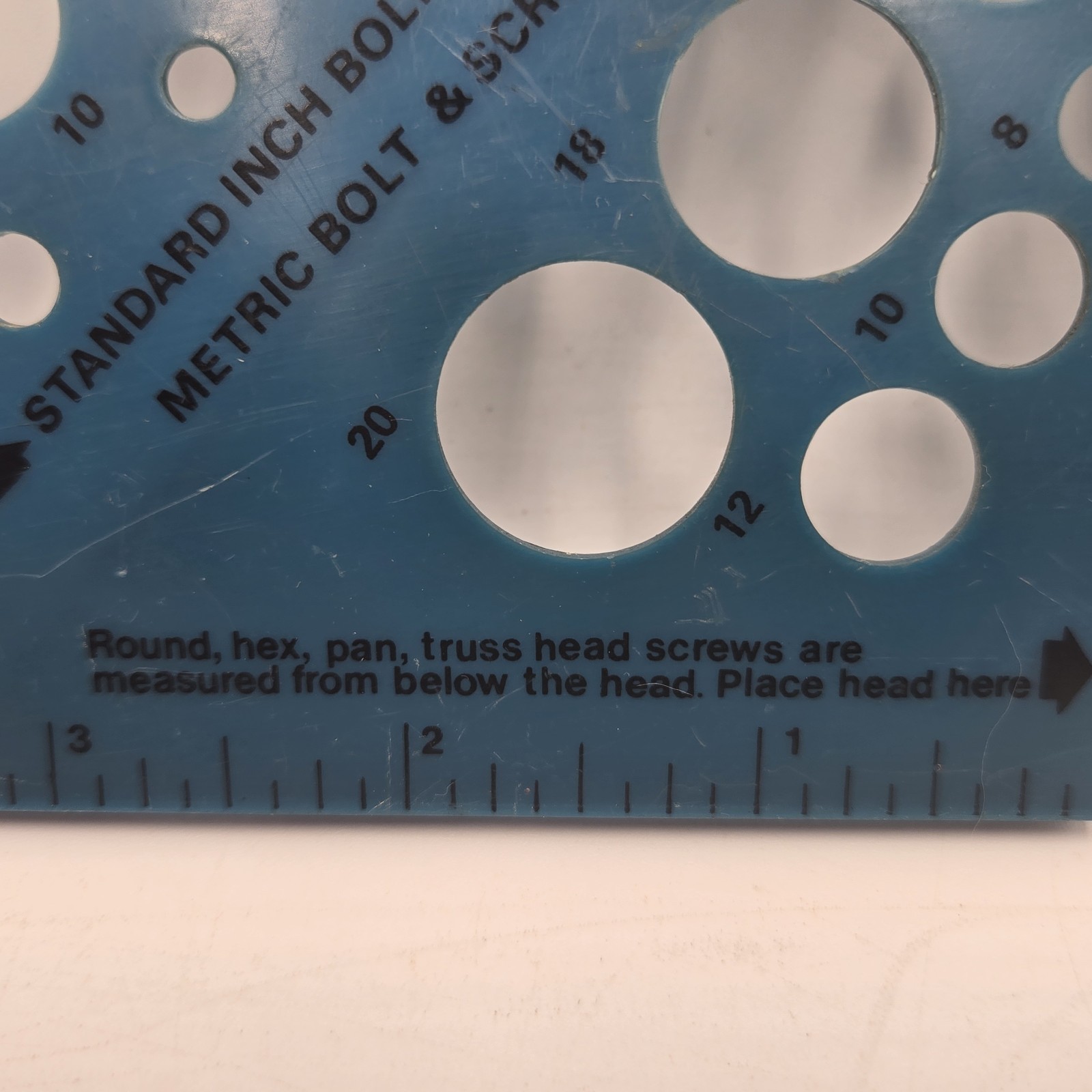 Nut Bolt & Screw – Thread Gauge 27 Size Measurements, Measures SAE and Metric