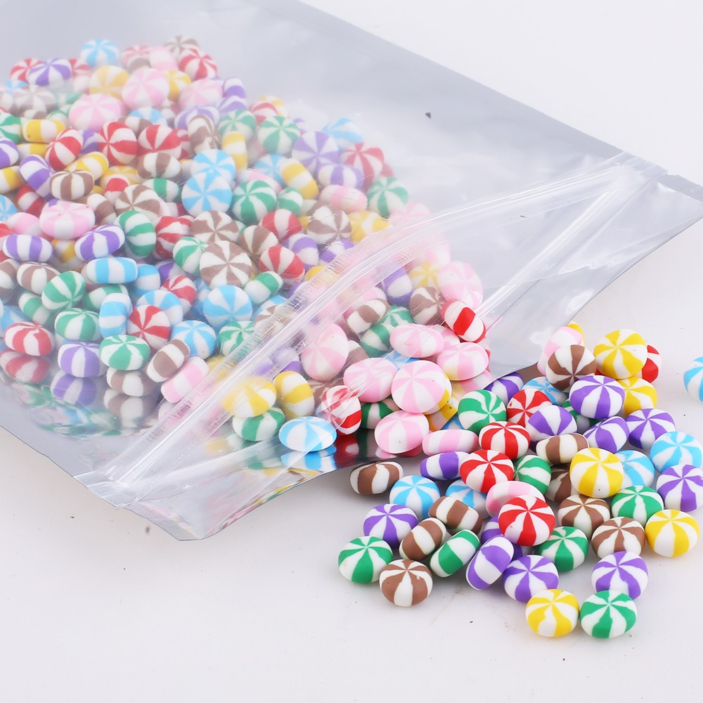 Variety of Sizes for 100 PCS Flat Clear/Silver Metallized Foil Resealable Bags