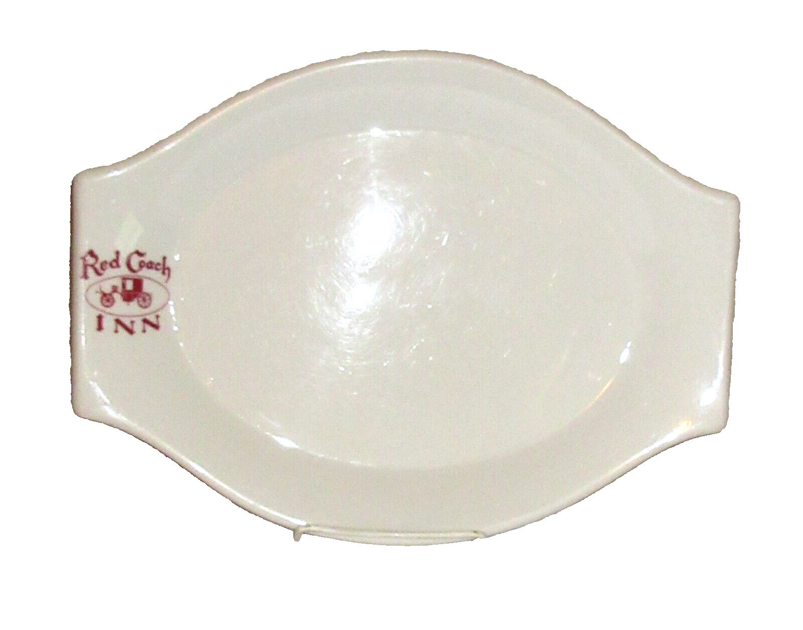 Jackson China Restaurant Ware Platter Paul McCobb Red Coach Inn Oval Lug Handles