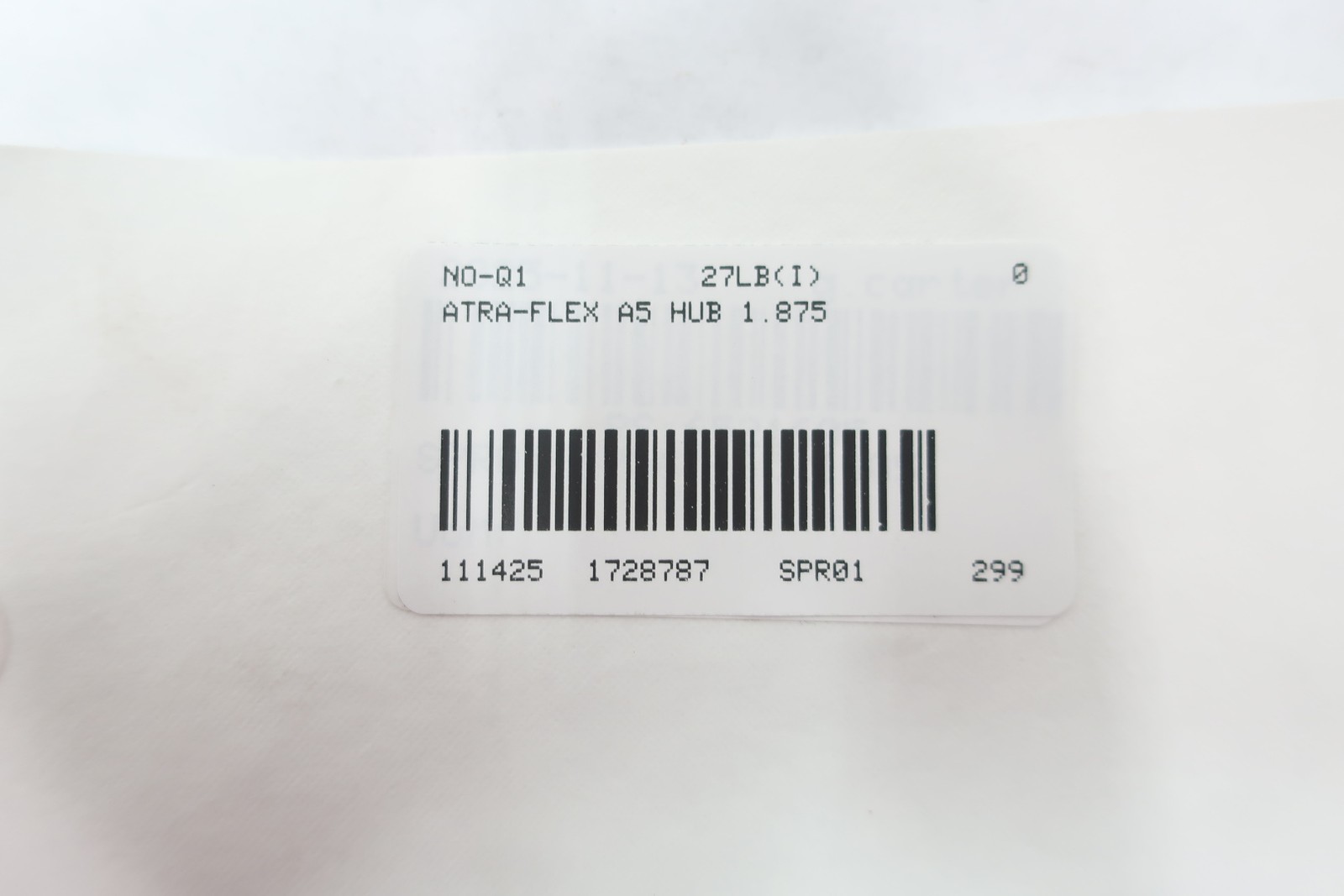 Atra-flex A5 HUB 1.875 Jaw Coupling 1.875in