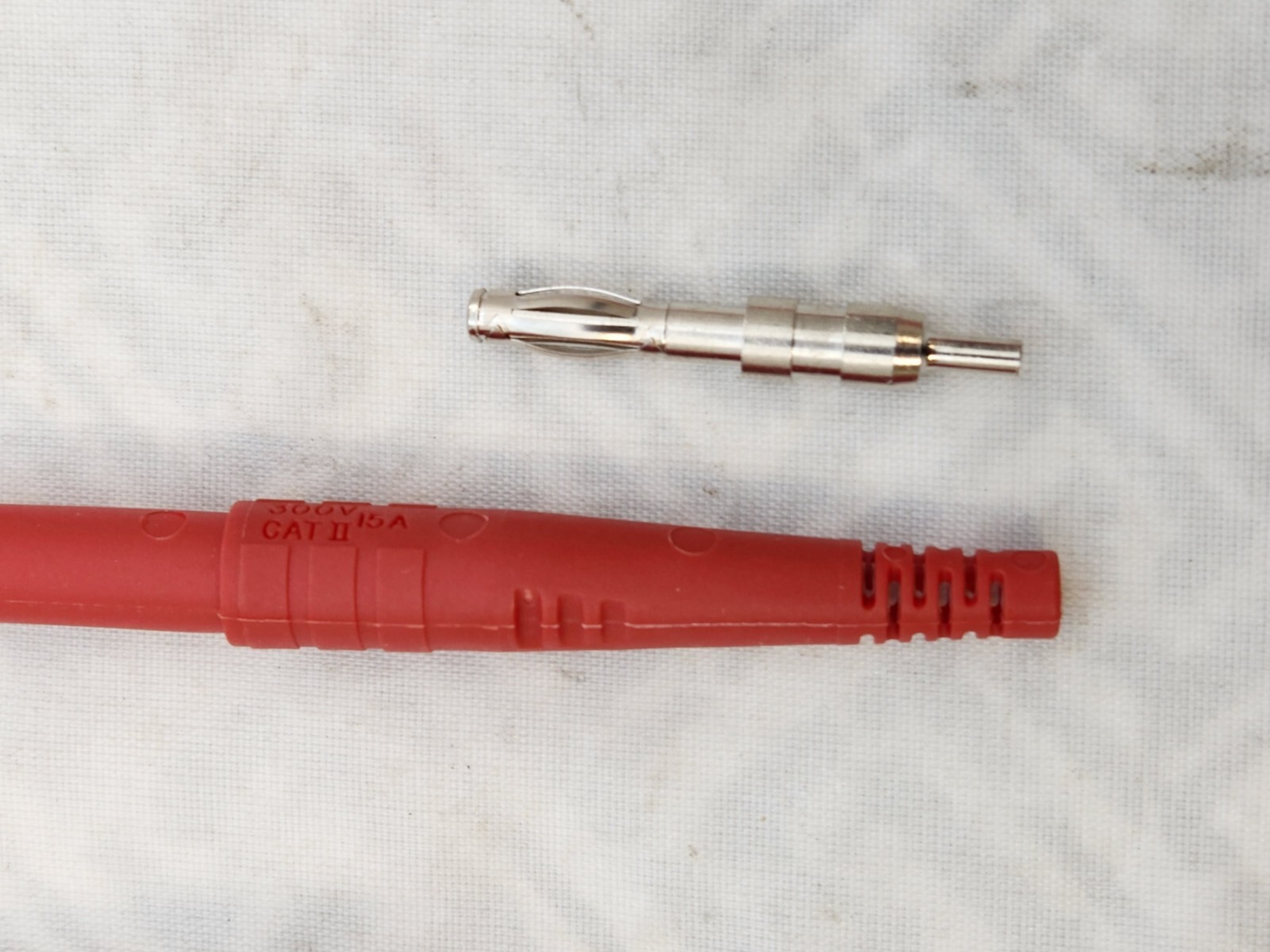 QTY 10 POMONA 6383-2 4mm Male Banana ‘RED’ Shrouded DIY Kit Rated 15A 300V CAT 2