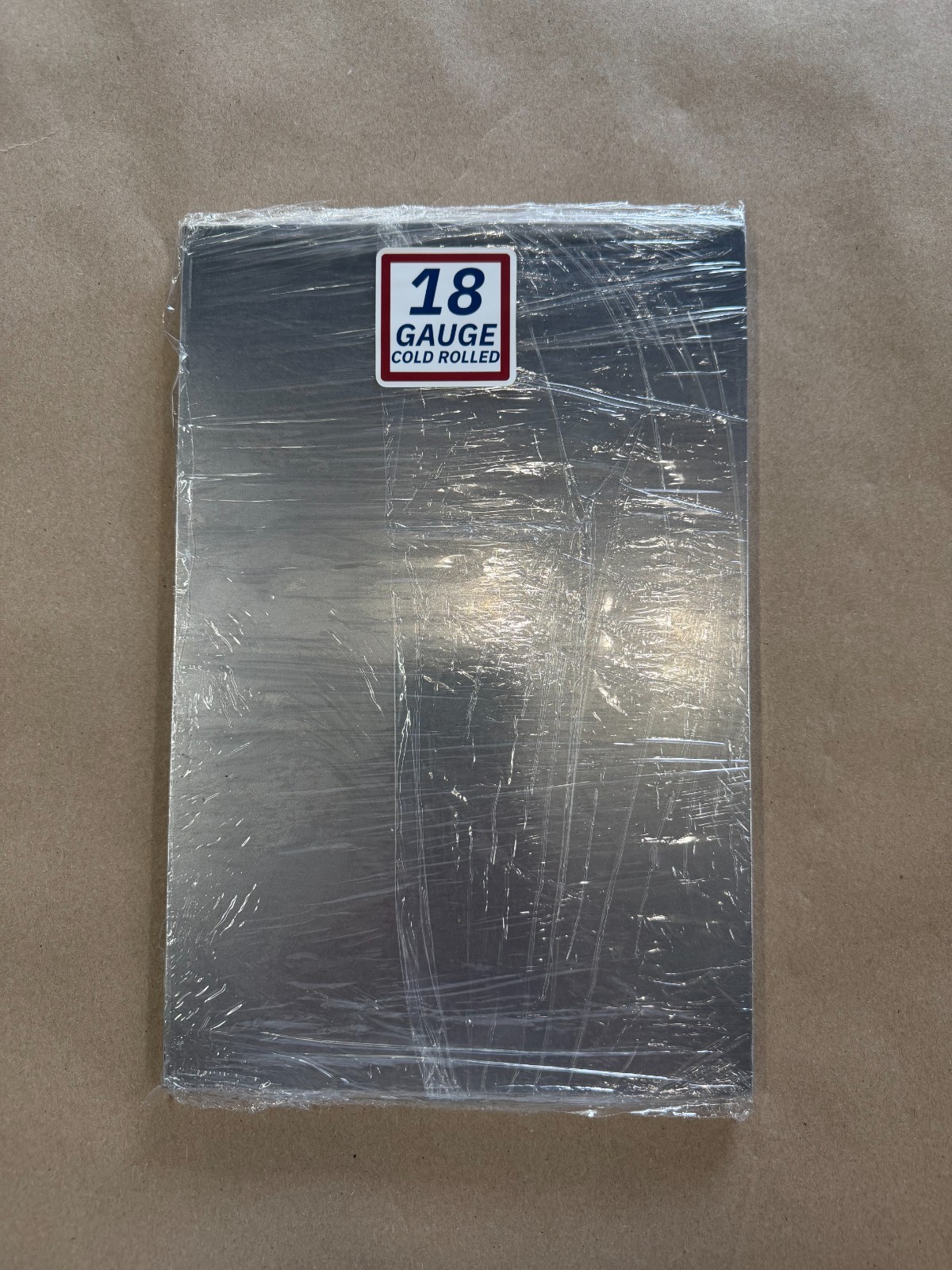 18 Gauge Steel Sheet Metal Cold Rolled 8W X 12L Perfect Edges- Four Sheets