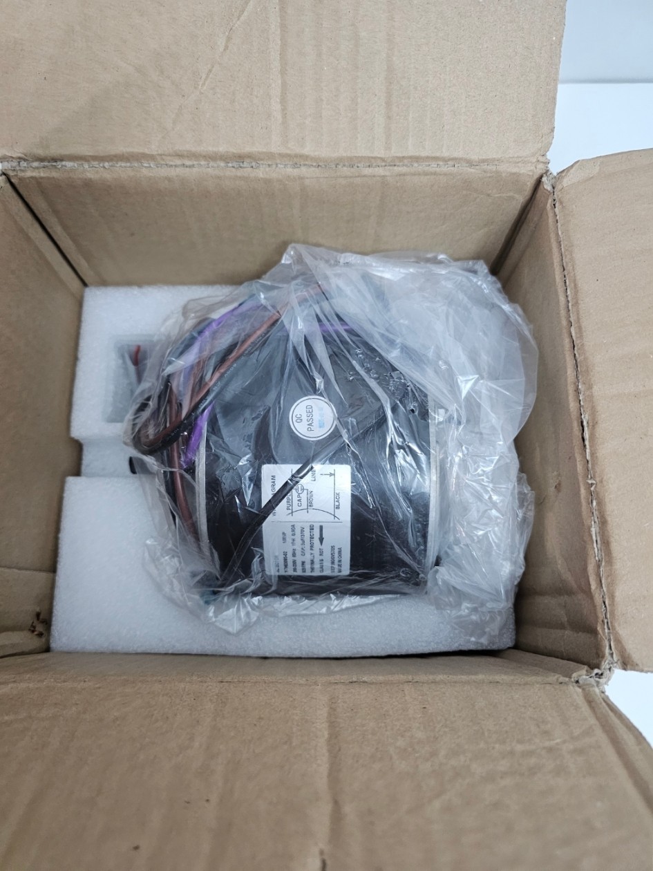 5KCP39GGV570S Condenser Fan Motor with 5µF Capacitor, 1/8 HP 200-230V 825 RPM, 4