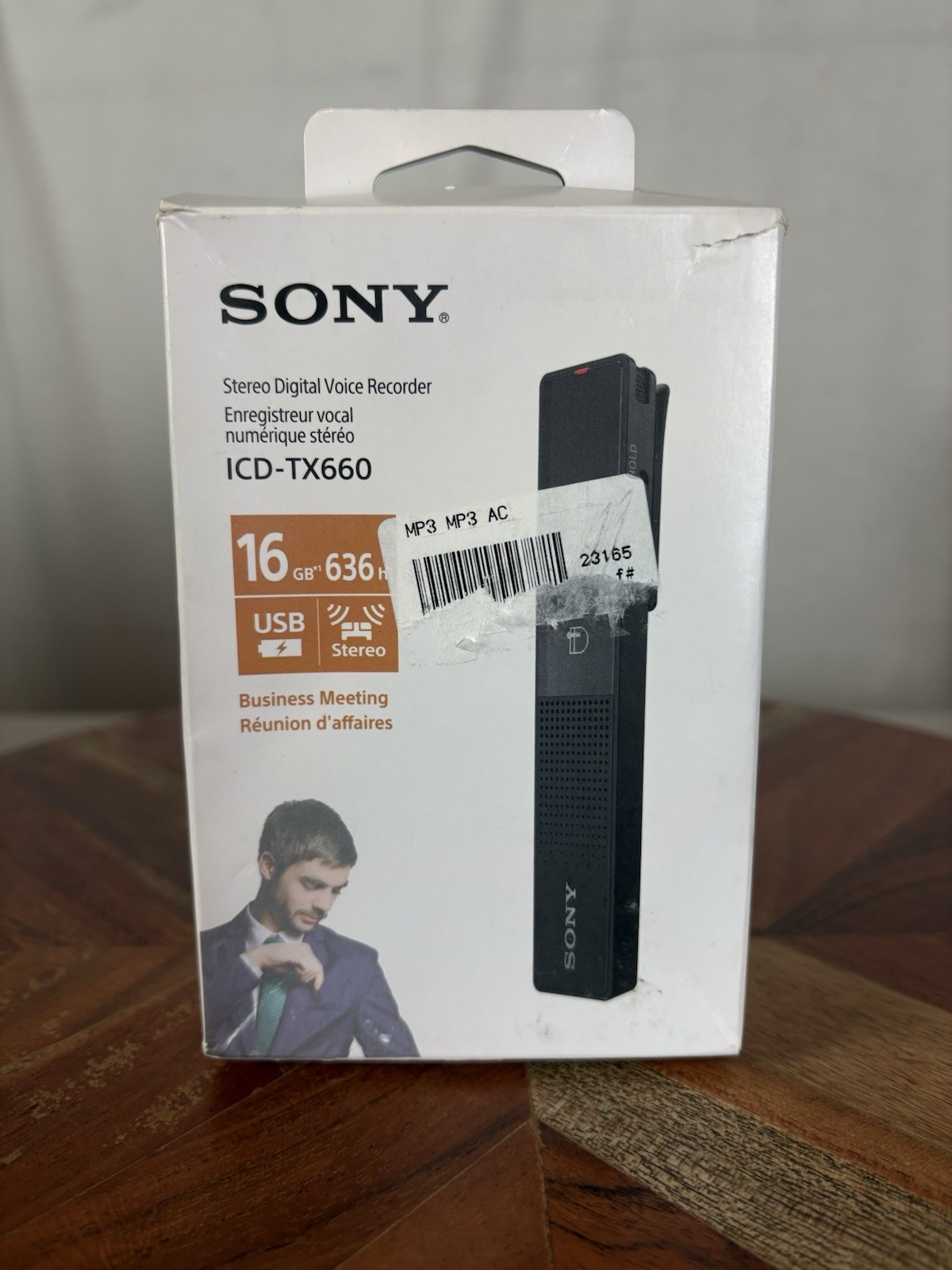 Sony ICD-TX660 16GB Ultra-Slim Digital Voice Recorder – USB-C
