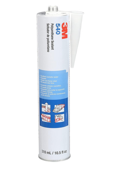 3M Polyurethane Sealant 540, Gray, 310 mL Cartridge, Free Shipping, 1 Each