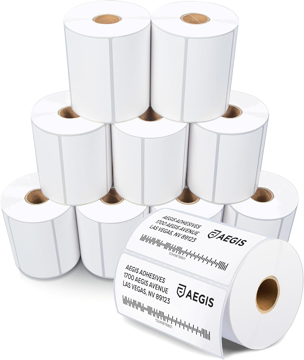3.5″ X 1.5″ Direct Thermal Labels (9000 Count, 10 Rolls) | Inventory Barcode Sti