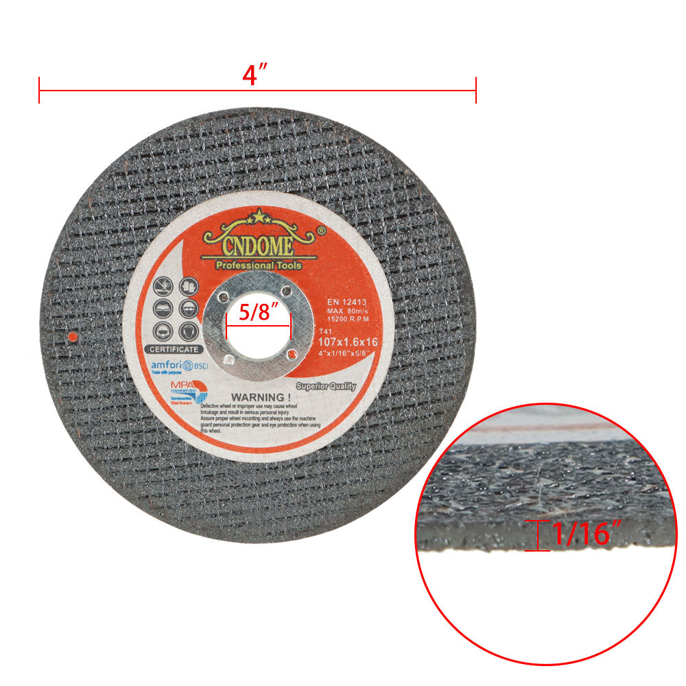 4″ X 1/16″ 5/8″ 25Pack Cut-Off Wheels Die Grinder Cutting Discs Cutting Wheel