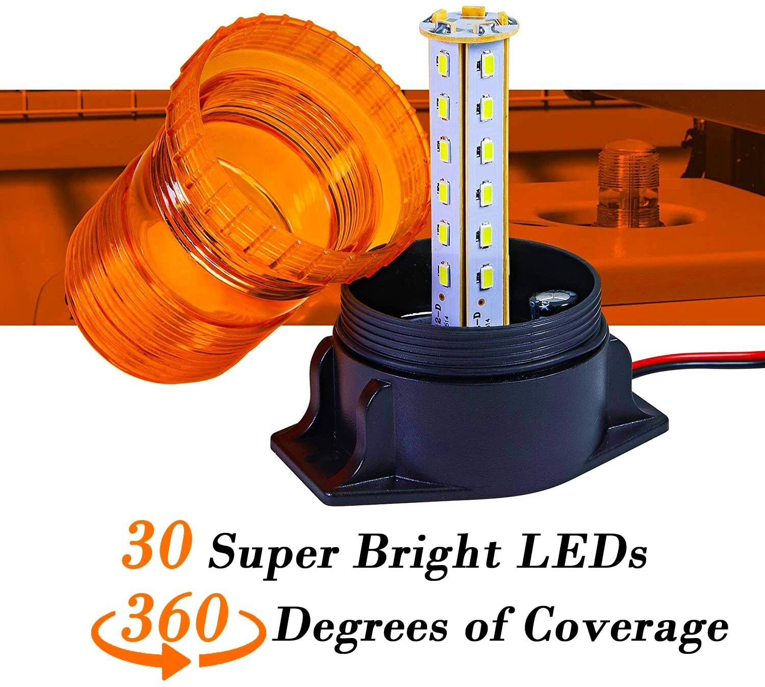50000 Hours Lifetime LED Strobe Beacon Light For Situations