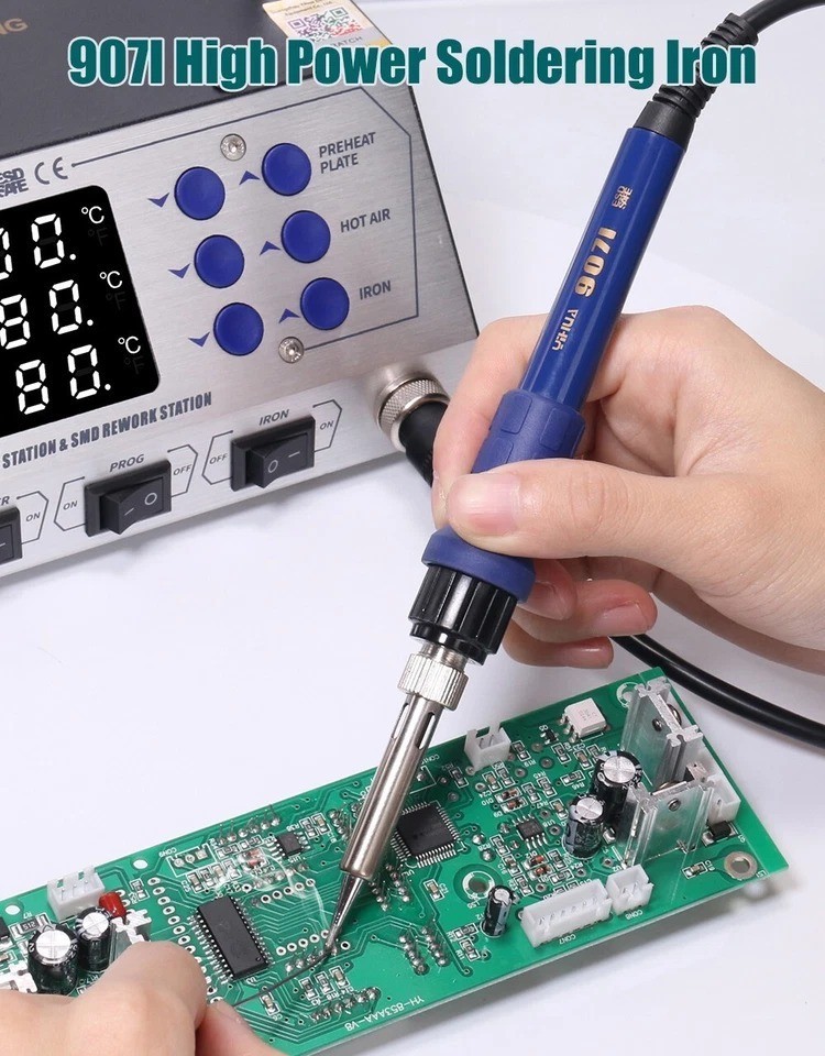 YIHUA 853AAA+ Preheater Rework Station Digital Soldering & Desoldering Station