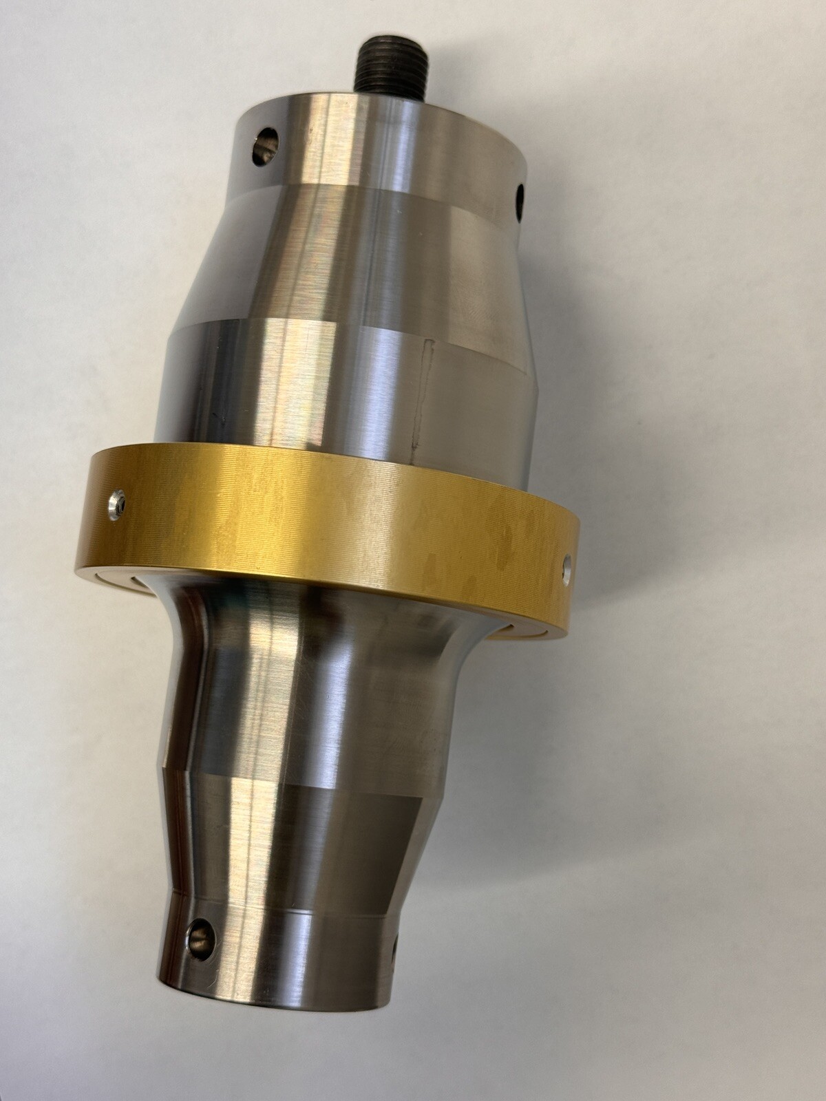 Geniune OEM Branson Gold 20 kHz Booster, 101-149-057, 1:1.5 Gain, 1/2-20 thread
