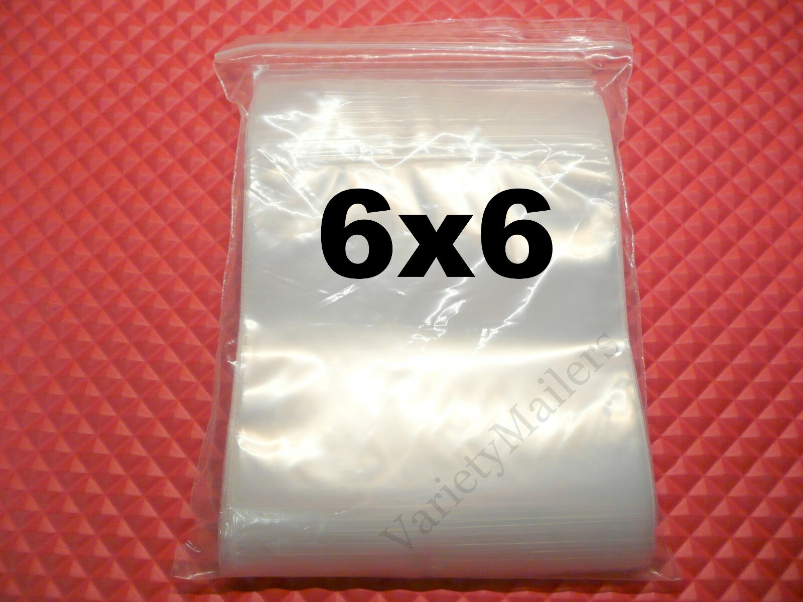 400 Reclosable Storage Bag Variety Pack 3×6 4×6 5×5 6×6 / 2 Mil Seal-Top Baggies