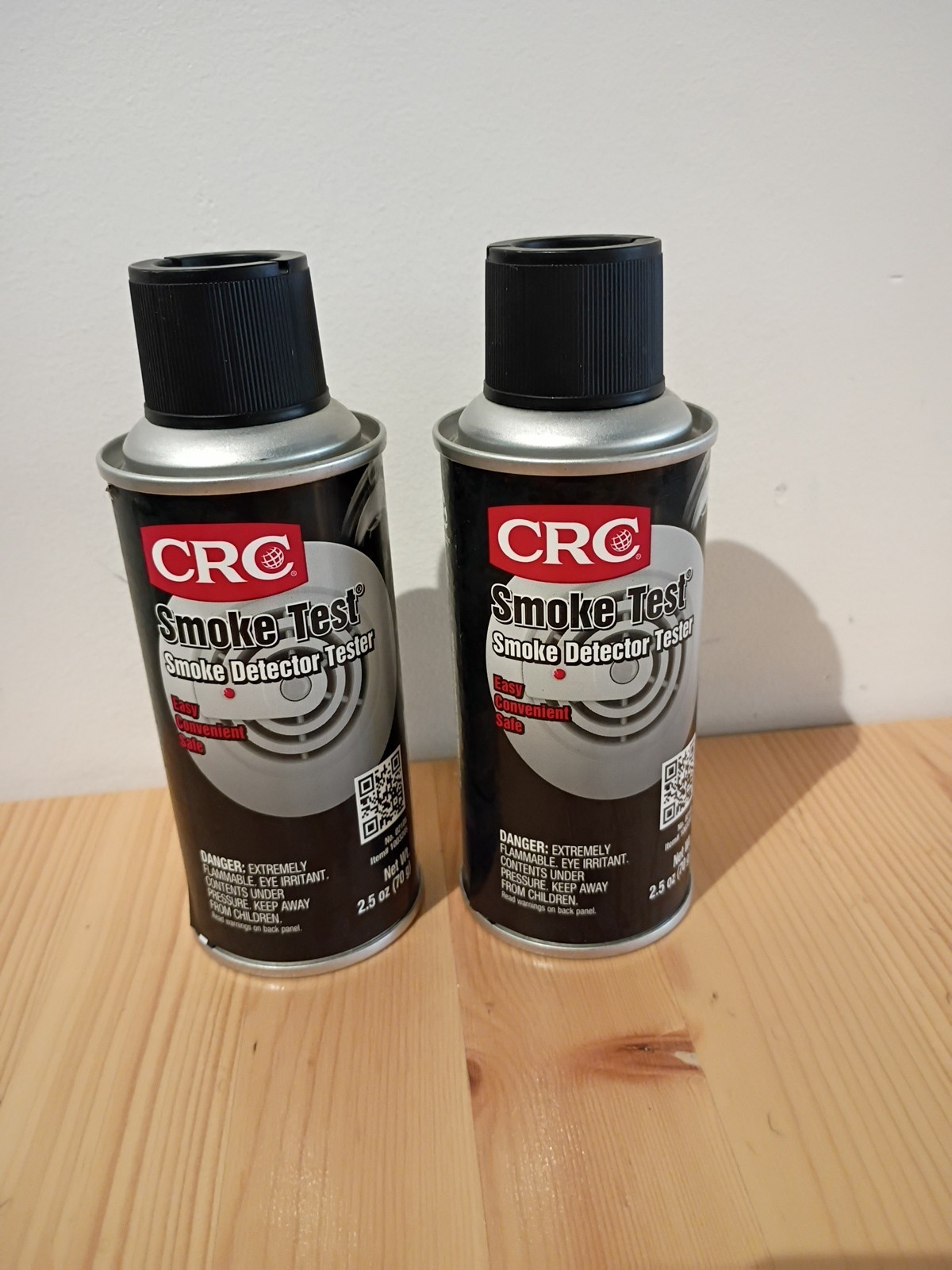 Crc 02105 Smoke Detector Tester Can,2.5 Oz. -2 PACK