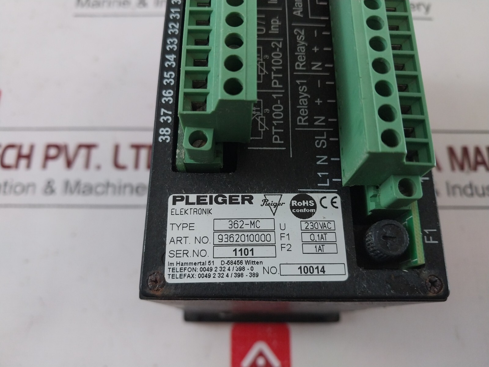 Pleiger 362-mc multifunction controller 9362010000